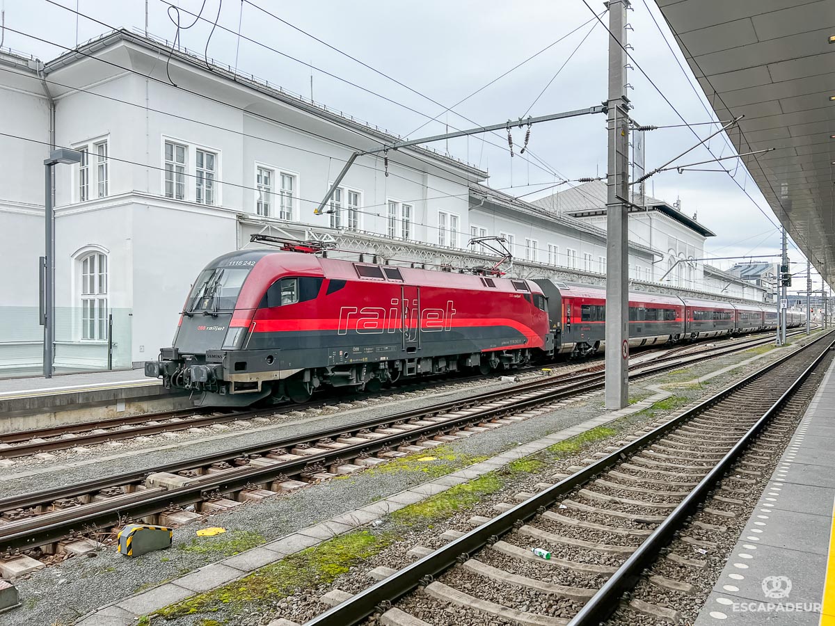 Salzbourg - Gare Centrale - Train RJX RailJet