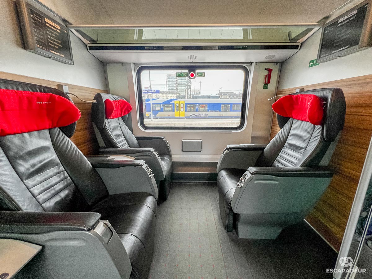 Train RJX RailJet - Business class