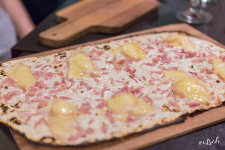 Tarte Flambée au Munster, La Fignette Strasbourg