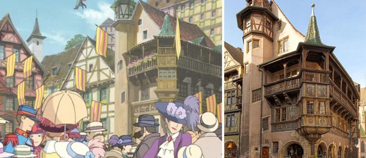 Colmar inspire Miyazaki