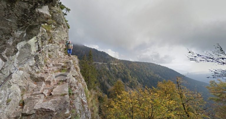 Google Street View Sentier des Roches