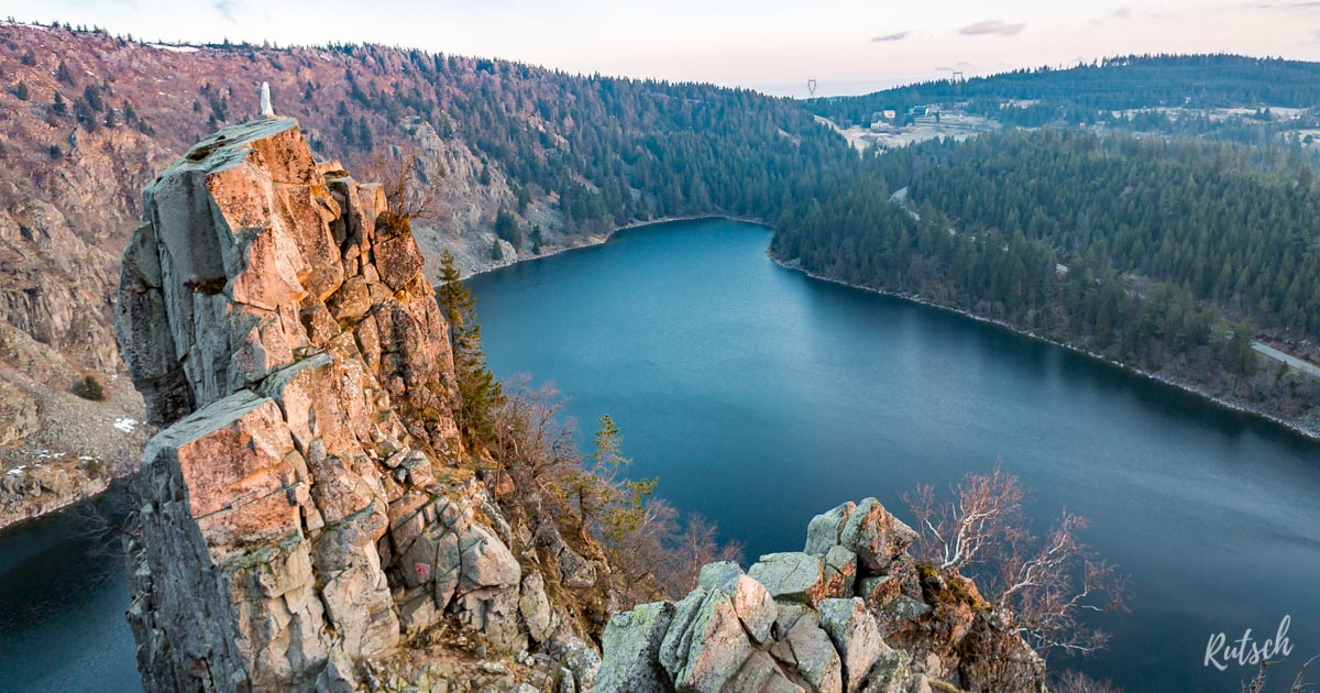 Randonn e abrupte autour du Lac Blanc Alsace