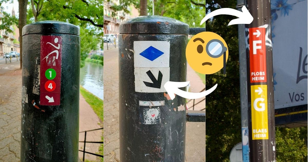 Balisage à Strasbourg
