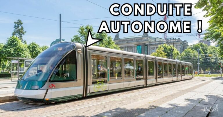 Tramway Strasbourg conduite autonome