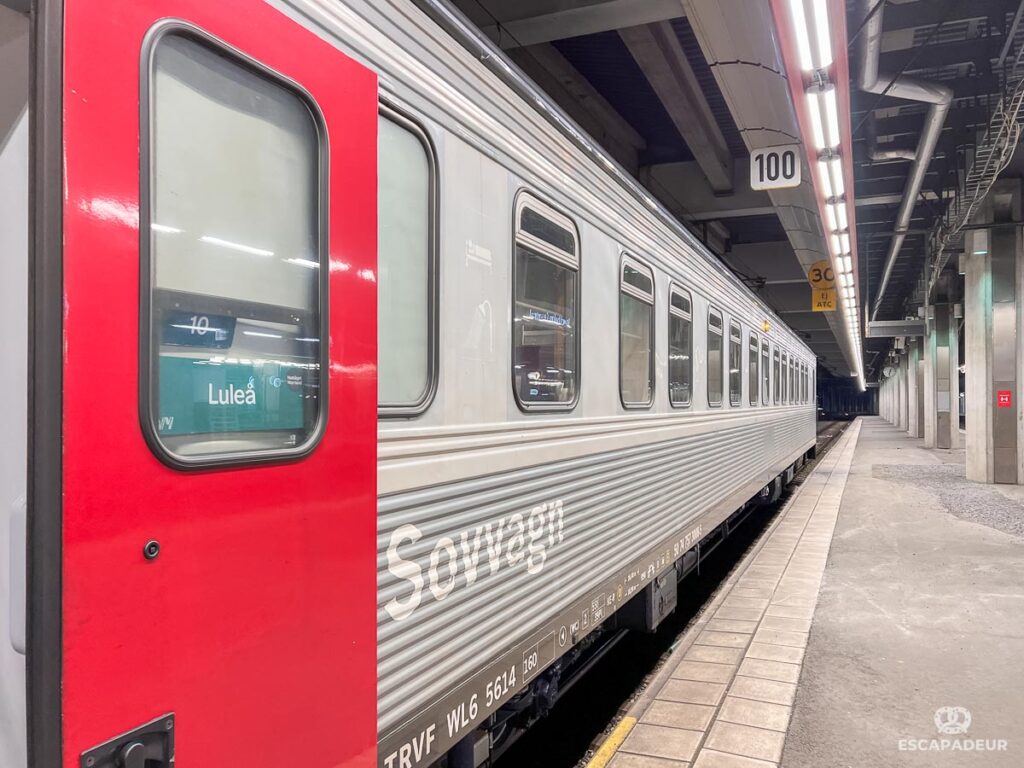 Train de nuit Stockholm - Narvik