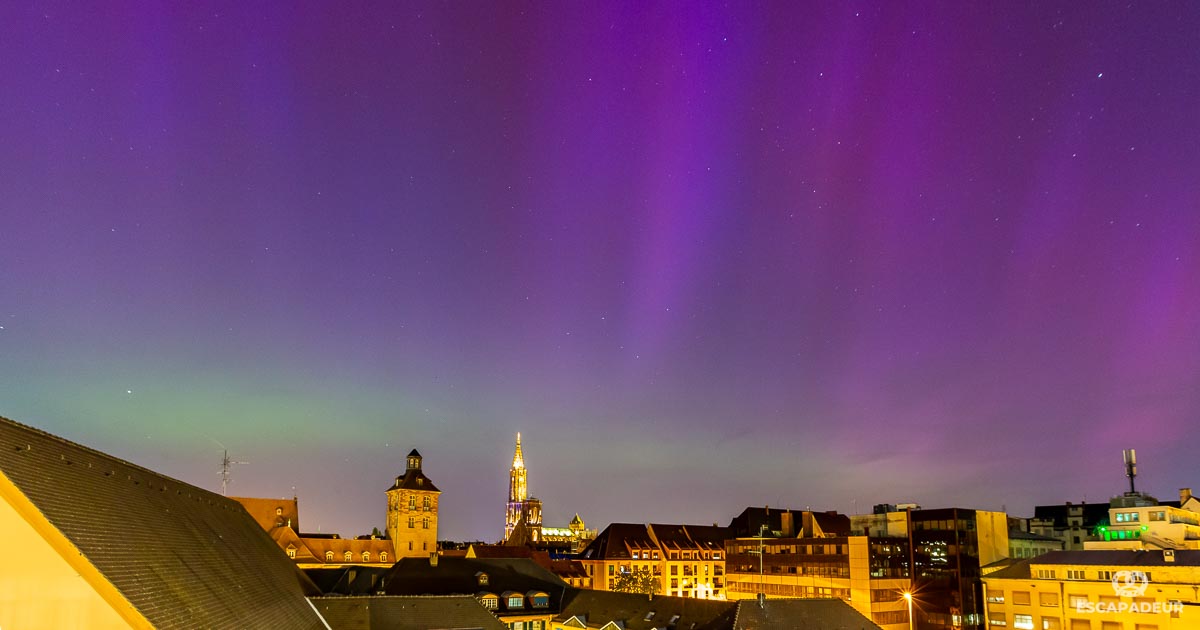 Aurore Boréale Strasbourg 10 mai 2024