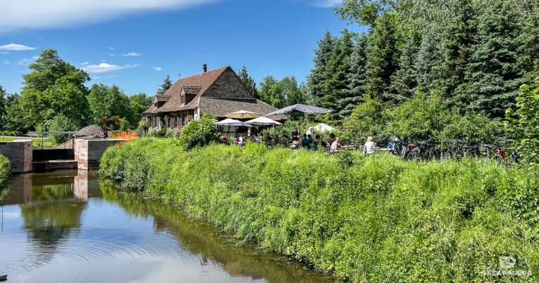 Ravito des Cyclos - Biergarten Ernolsheim-Bruche