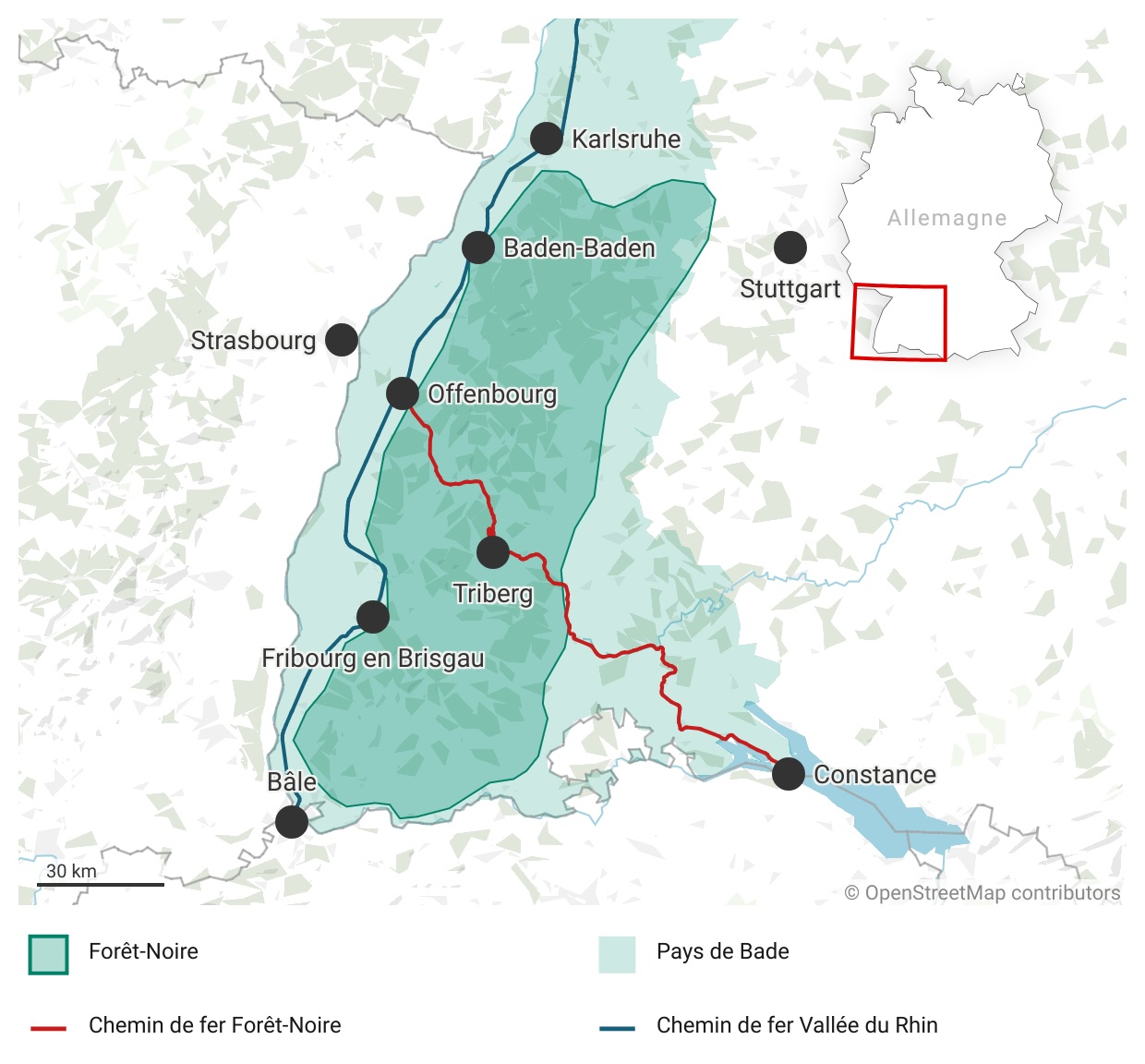 Carte Forêt Noire