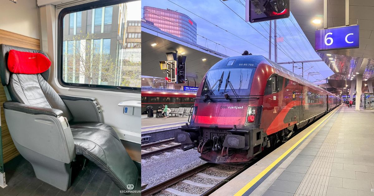 Cover - Train RJX RailJet - Business class