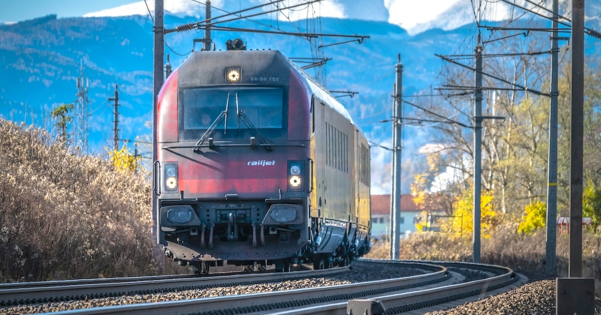 Cover - Train Railjet en Autriche