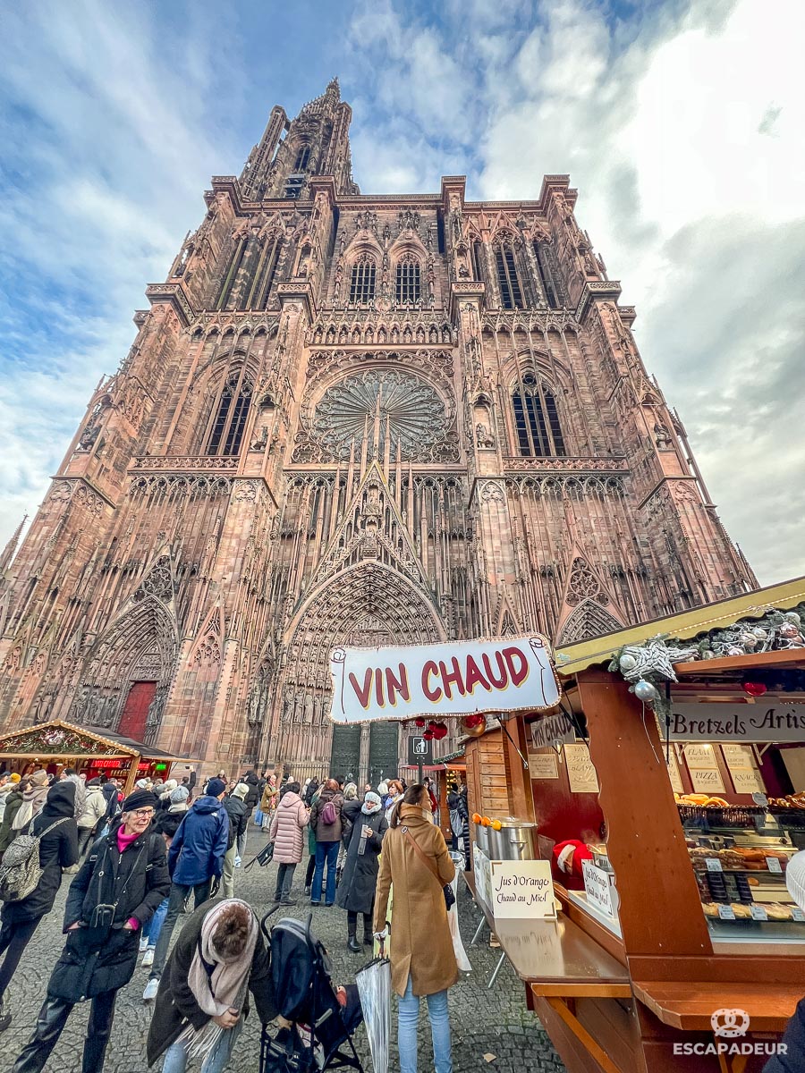 Marché de Noël de Strasbourg Place de la Cathédrale
