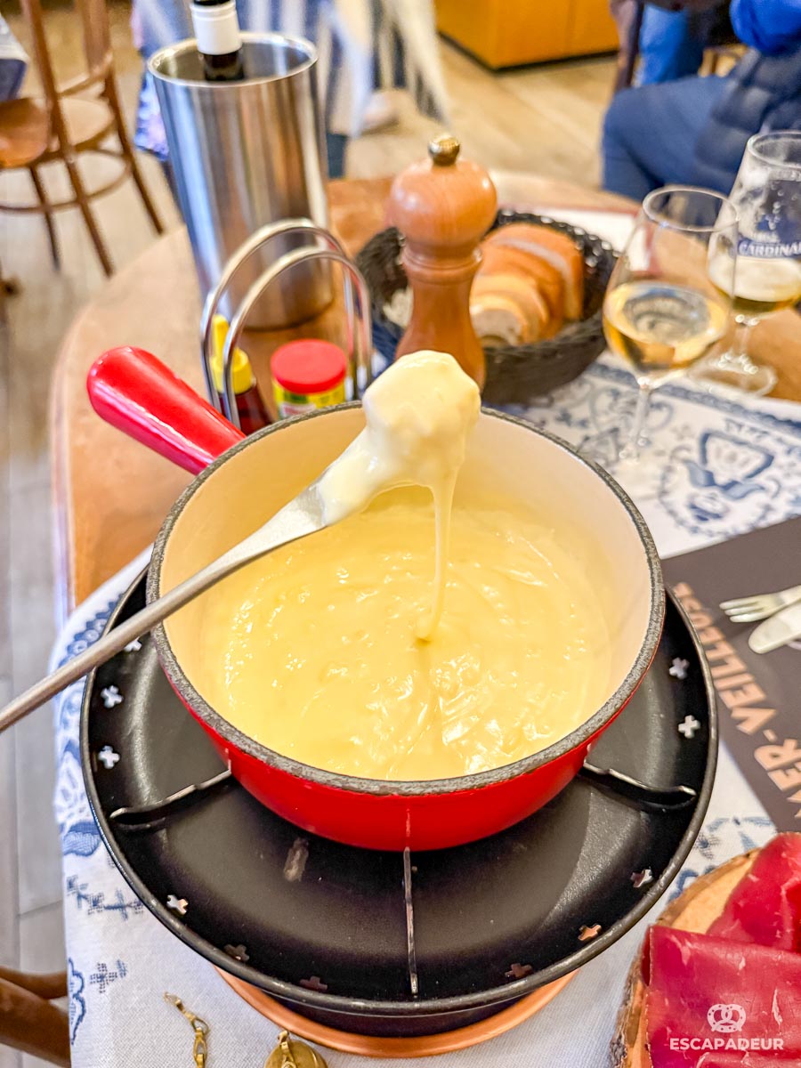 Fribourg - Restaurant du Gothard - Fondue fribourgeoise