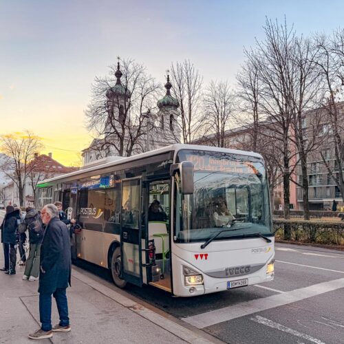 Ski bus à Innsbruck