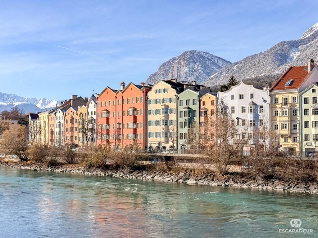 Innsbruck - Centre-ville - Maisons colorées