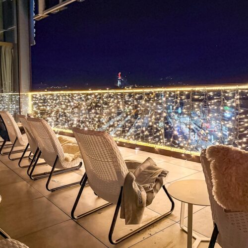 Innsbruck - Restaurant Weitsicht - Terrasse extérieure