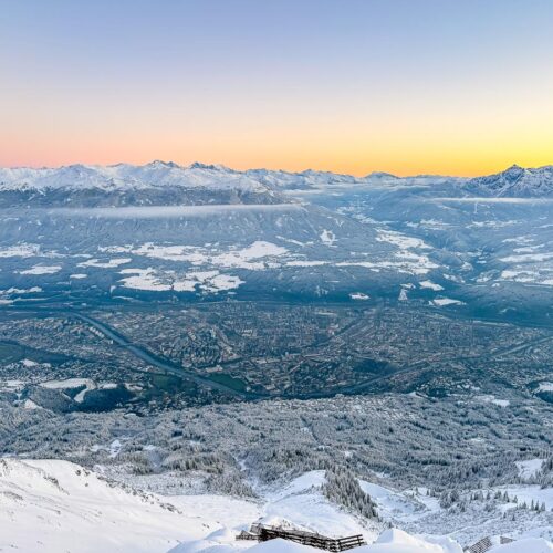 Top of Innsbruck - Nordkette - vue sur Innsbruck