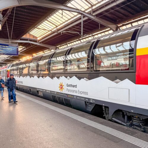 Train EC 163 « Transalpin » Zurich - Graz - voiture 1ère classe panoramique