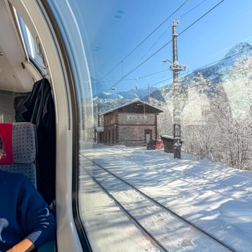 Train EC 163 « Transalpin » Zurich - Graz - voiture 1ère classe panoramique