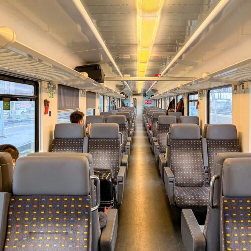 Train EC 163 « Transalpin » Zurich - Graz - voiture 2nde classe