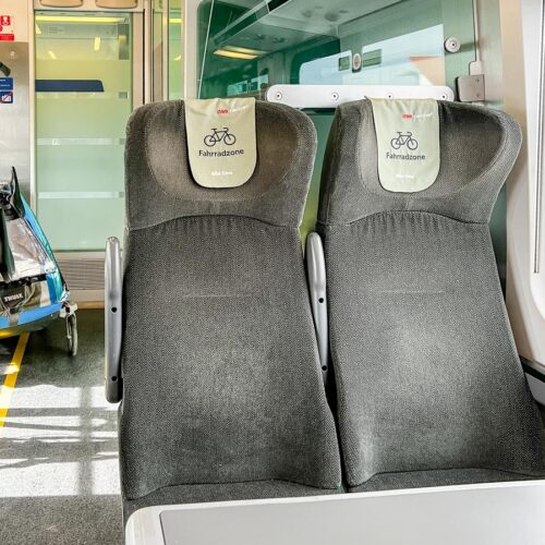 Train RJX RailJet espace vélos