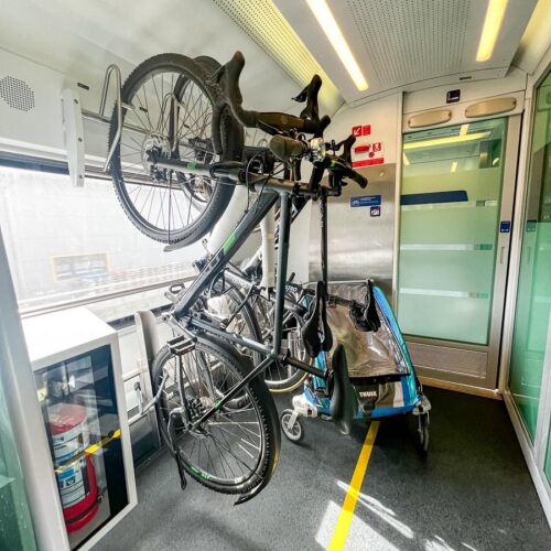 Train RJX RailJet espace vélos