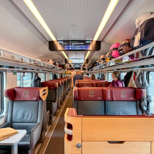 Train Railjet nouvelle génération - voiture 1ère classe