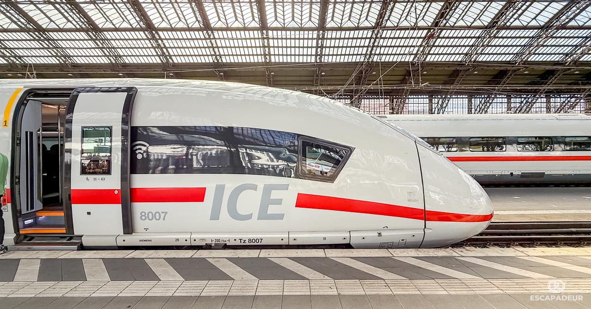 Cover - Train ICE en Allemagne