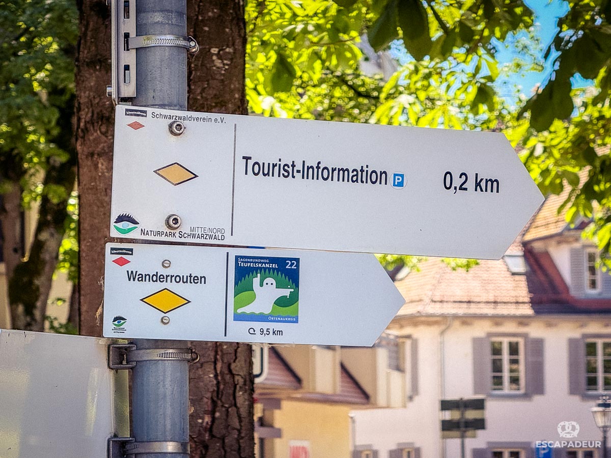 Haslach im Kinzigtal - Randonnée en Forêt-Noire - Balisage