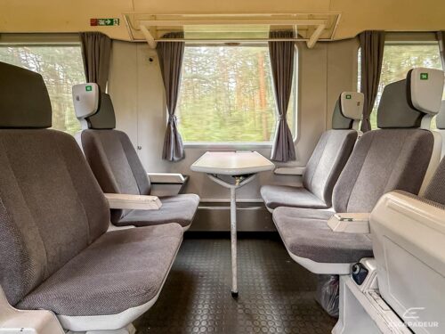 Train de nuit RDC Stockholm - Berlin - Voiture places assises